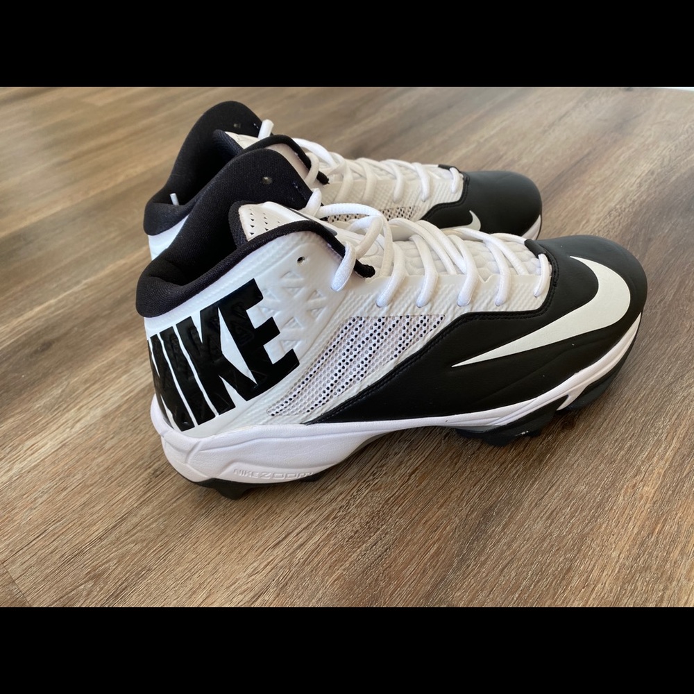 NEW Nike Zoom Code Elite White/Black Cleats - Picture 2 of 6